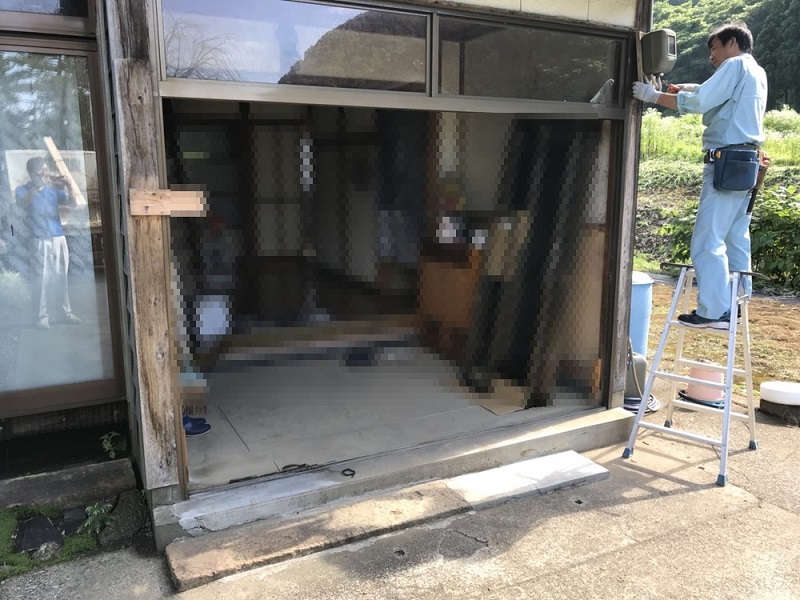 第２０５６回：玄関改修工事始まりました