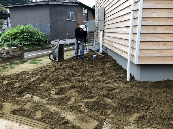 第２７６１回：『太陽に素直な家』外構工事が始まっております