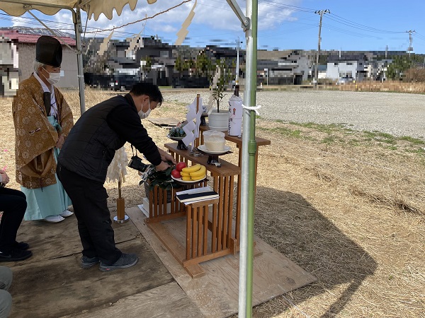 第２９７７回：『新道の家』地鎮祭