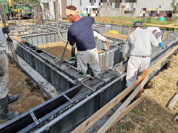 第３１６５回：『高田の家』鉄筋検査とコンクリート打設
