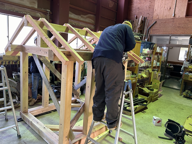第３６２４回：新人大工さんが入りましたよ