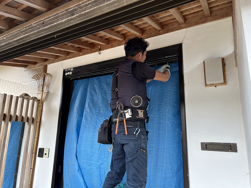 第３６５３回：玄関ドアの入れ替え工事