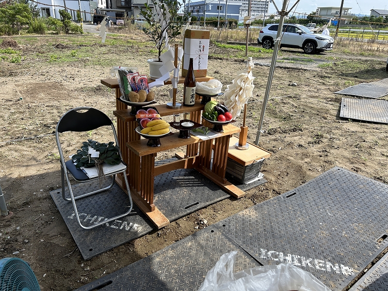第３６６０回：『岩上の家』地鎮祭