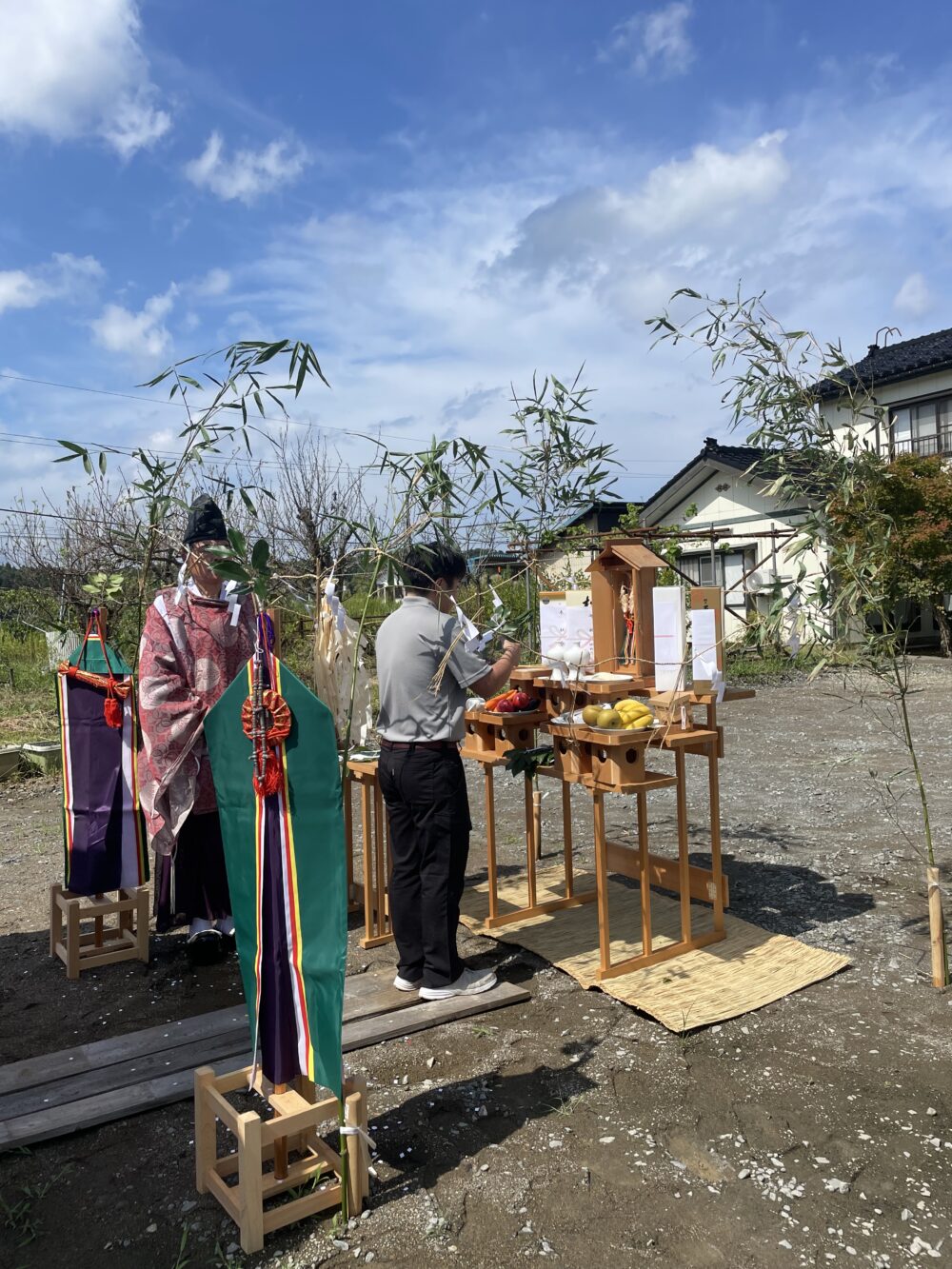 第３６７６回：『安田の家』地鎮祭が執り行われました