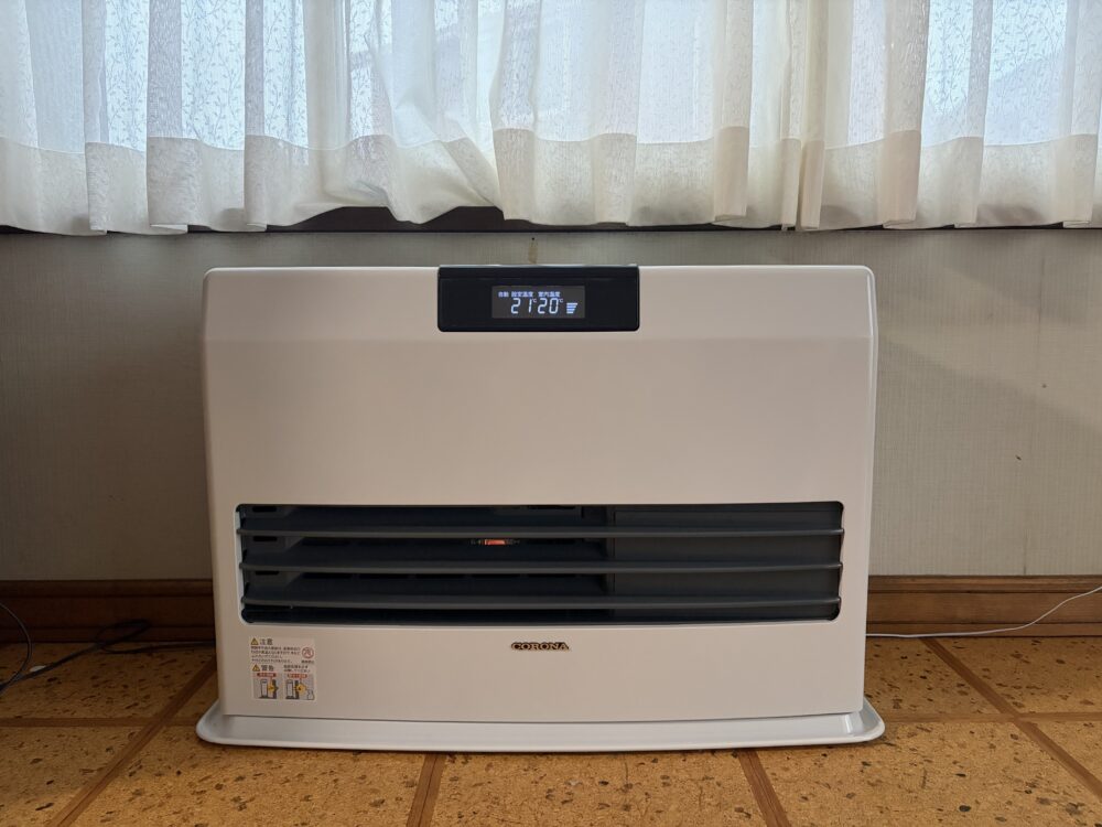 第３７０６回：暖房設備の更新 ― FF式石油ストーブ入替工事（コロナ）