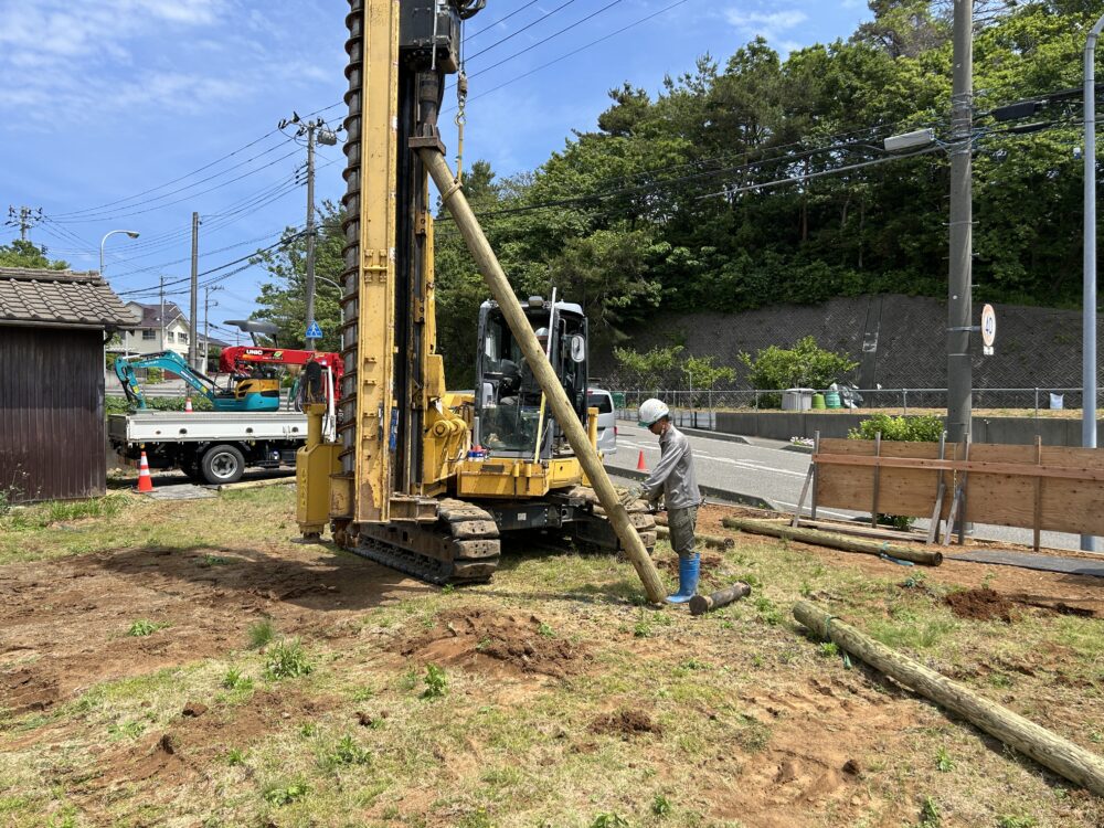 第３７２４回：『新赤坂の平屋』地盤調査と地盤改良工事